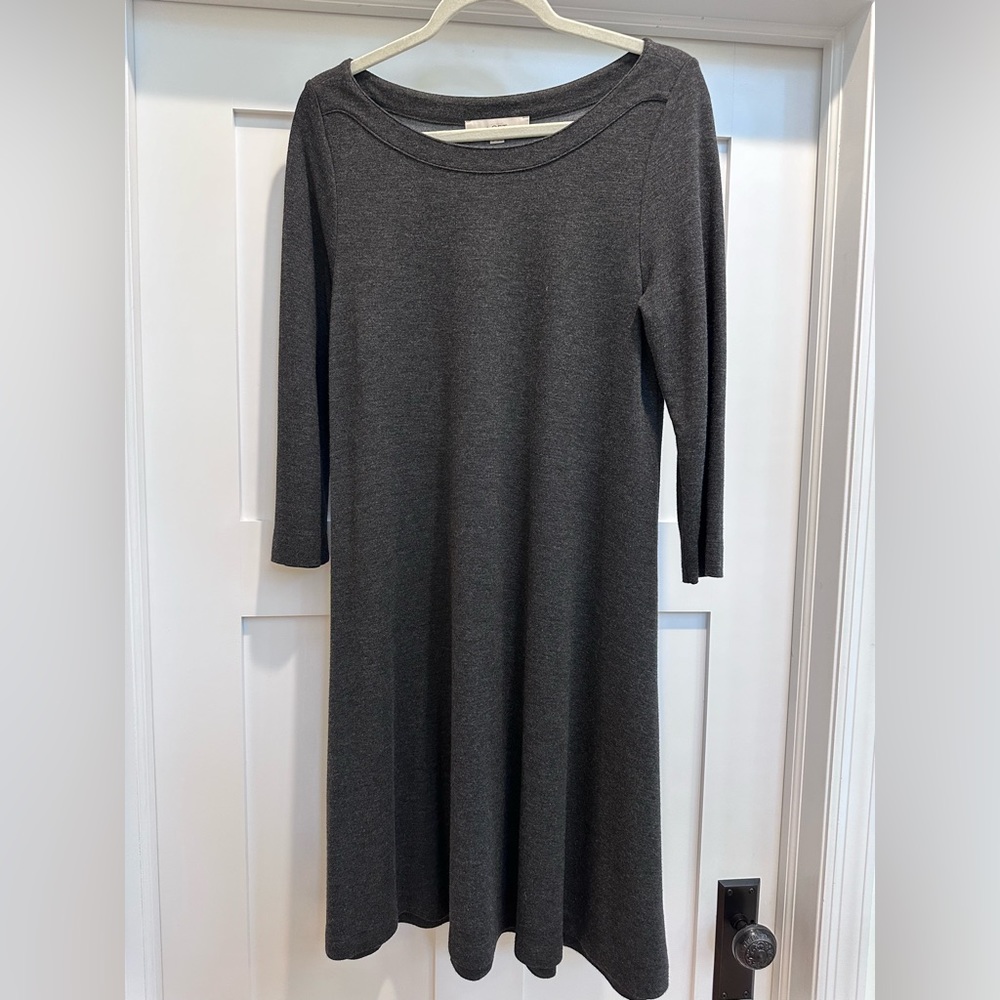 Loft Knit Trapeze Dress.